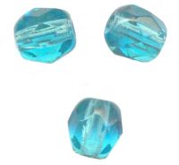 PERLES FACETTES DE BOHEME 3 mm 
BLUE ZIRCON
X 100 perles