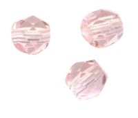 PERLES FACETTES DE BOHEME 
6mm
25 perles LIGHT ROSE