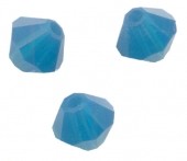 TOUPIES SWAROVSKI® ELEMENTS 6MM 
CARIBBEAN BLUE OPAL
X 20 perles