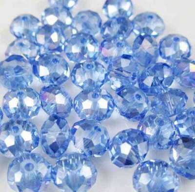   Perles crystal 3 x 4 mm
Light sapphire AB
X 50 
