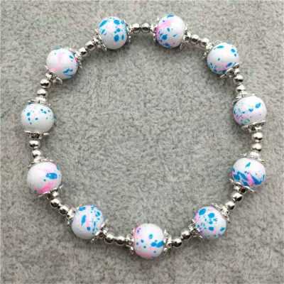  Bracelet élastique
perles 8 mm 