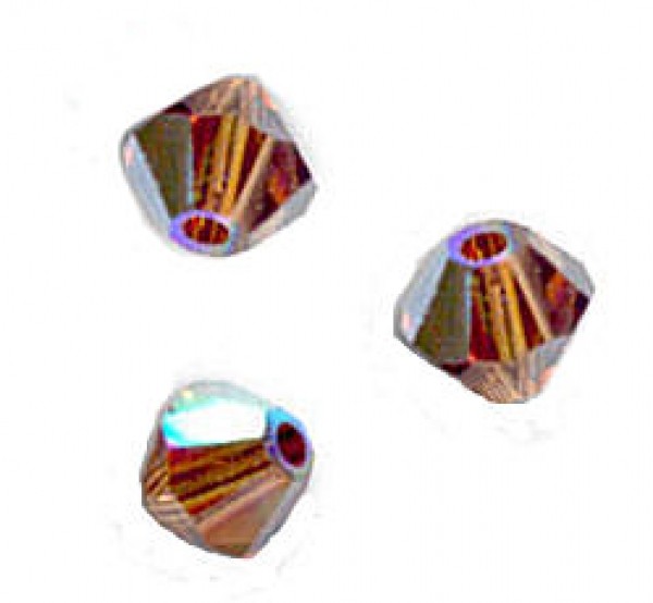 TOUPIES SWAROVSKI® ELEMENTS 
4mm  
SMOKED TOPAZ AB
X 50 perles